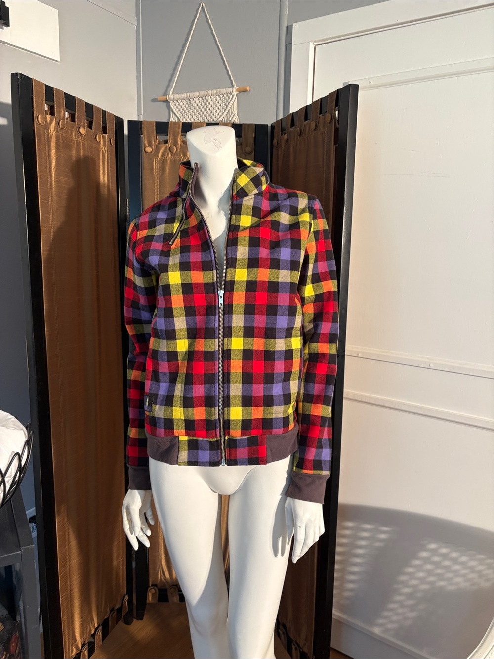 Multicolored Zip-Up Women’s Jacket